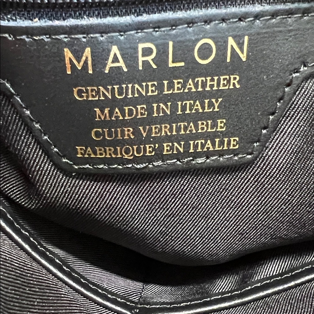 Marlon Firenze | “Eva” Ring Hook Leather Suede Tote - Picture 8 of 11